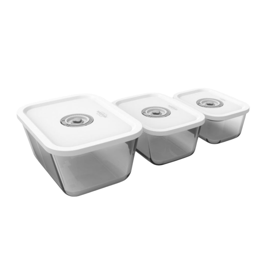 Vacuum Containers – 3-Piece Set