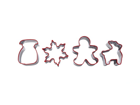 Set de 4 emporte-pièces de Noël
